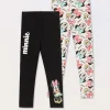 Blukids Pack 2 leggings in cotone stretch bambina- Pantaloni | Multipack