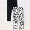 Blukids Pack 2 leggings in jersey di cotone stretch bambina- Multipack | Leggings