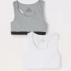 Blukids Pack 2 reggiseni sportivi in cotone stretch ragazza- Multipack | Intimo