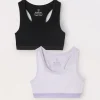Blukids Pack 2 reggiseni sportivi in cotone stretch ragazza- Multipack | Intimo