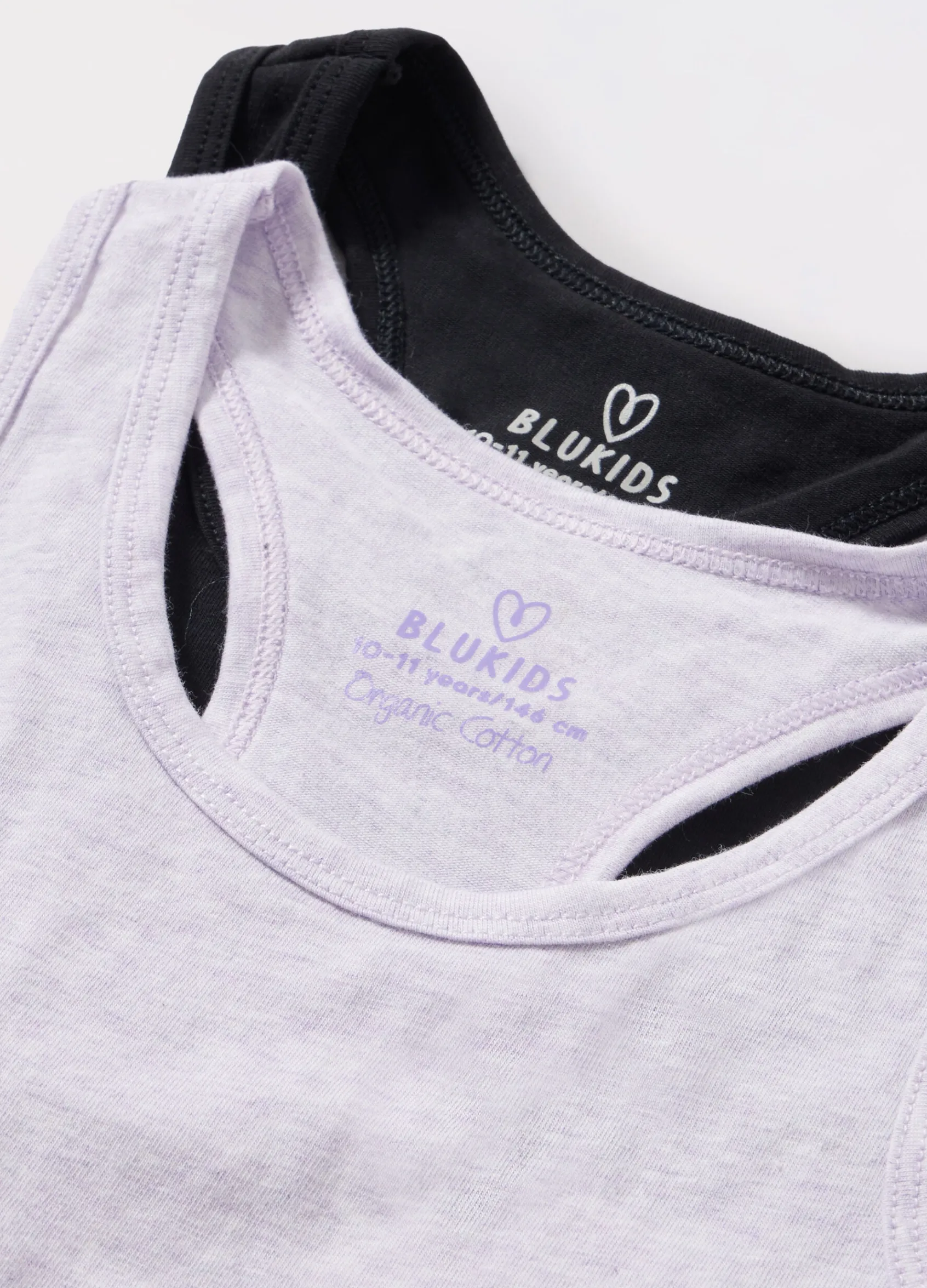 Blukids Pack 2 reggiseni sportivi in cotone stretch ragazza- Multipack | Intimo