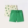 Blukids Pack 2 shorts in jersey di puro cotone neonato- Pantaloni