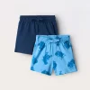 Blukids Pack 2 shorts in jersey di puro cotone neonato- Pantaloni