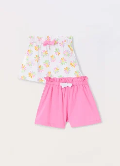 Blukids Pack 2 shorts in puro cotone bambina- Pantaloni | Multipack