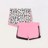 Blukids Pack 2 shorts in puro cotone bambina- Pantaloni | Multipack