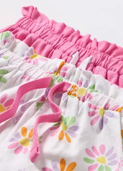 Blukids Pack 2 shorts in puro cotone bambina- Pantaloni | Multipack