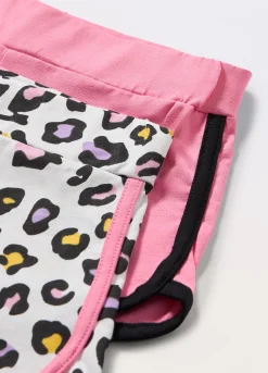 Blukids Pack 2 shorts in puro cotone bambina- Pantaloni | Multipack