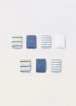 Blukids Pack 7 slip in jersey di puro cotone bambino-Bambino Multipack | Intimo