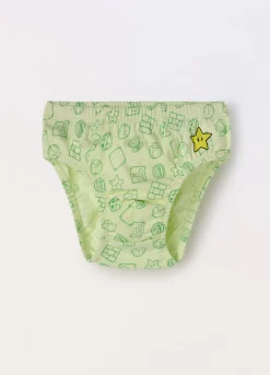 Blukids Pack 5 slip in jersey di puro cotone bambino-Bambino Multipack | Intimo