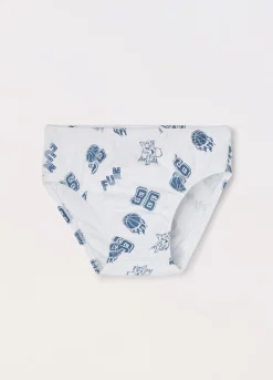 Blukids Pack 5 slip in jersey di puro cotone bambino-Bambino Multipack | Intimo