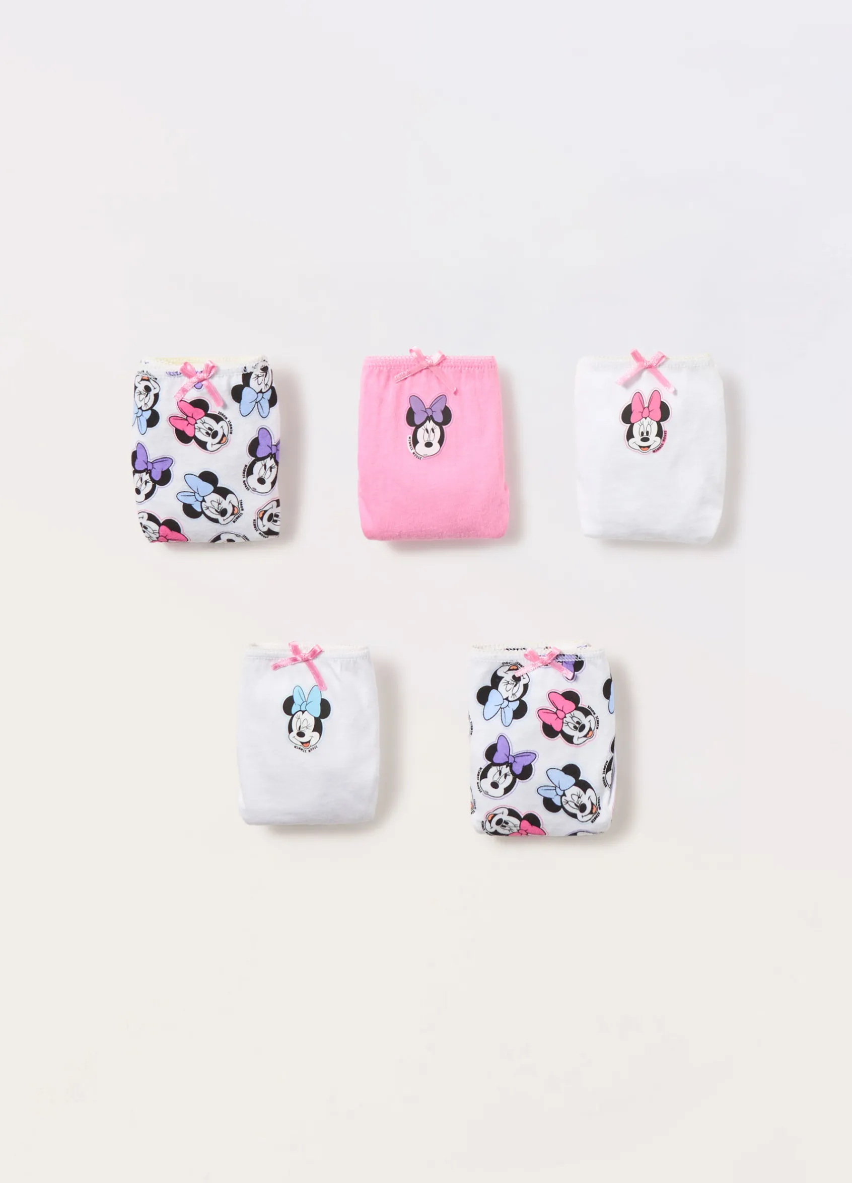 Blukids Pack 5 slip in puro cotone neonata- Intimo