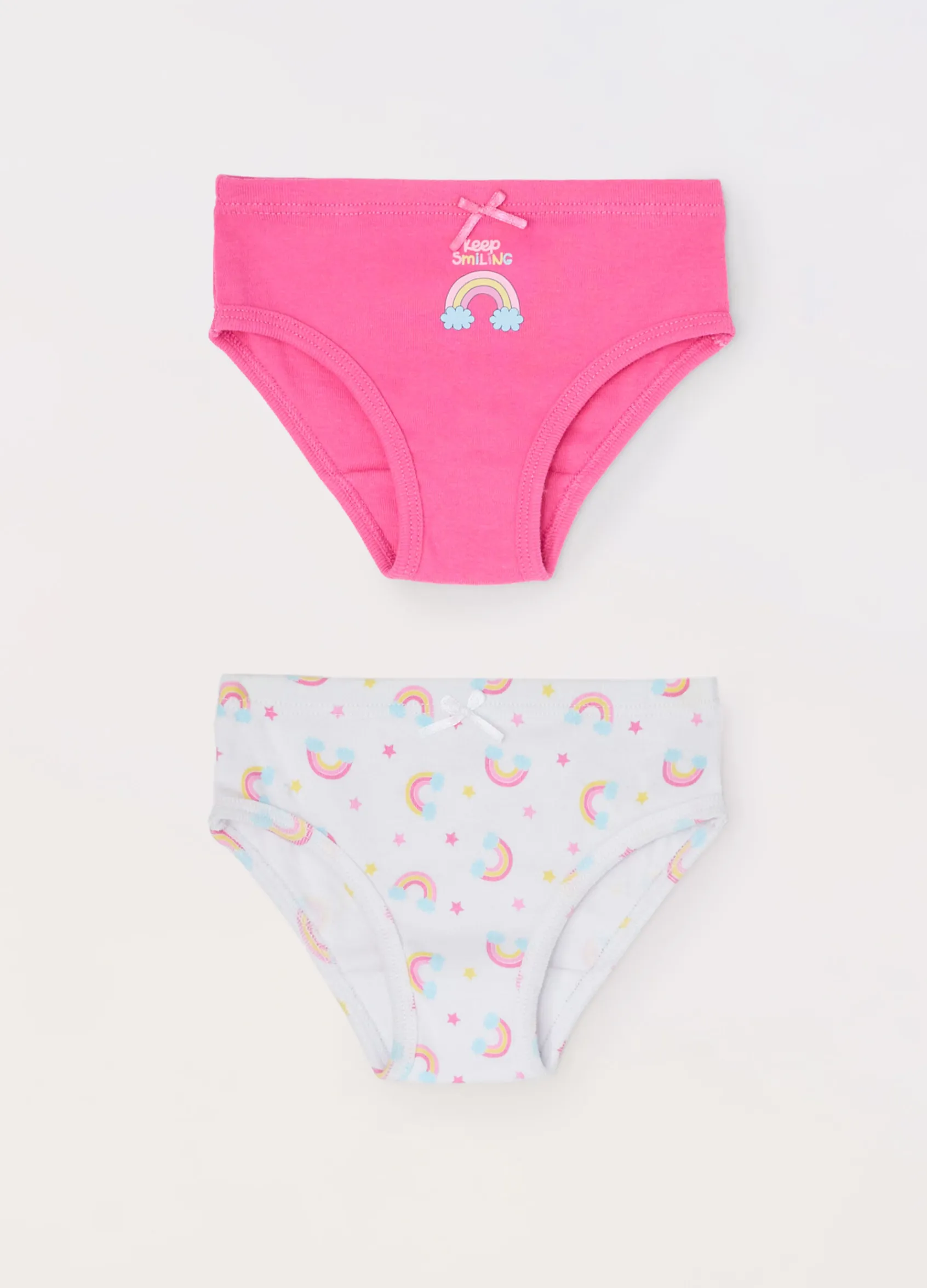 Blukids Pack 2 slip in puro cotone neonata- Multipack | Intimo