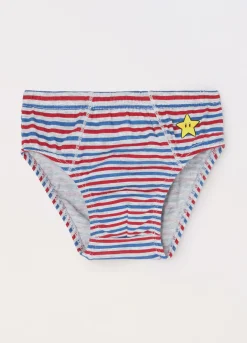 Blukids Pack 3 slip in puro cotone bambino Super Mario-Bambino Multipack | Intimo