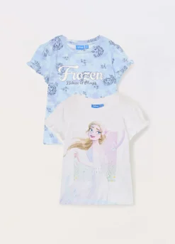 Blukids Pack 2 t-shirt Frozen in cotone stretch bambina- T-shirt | Multipack