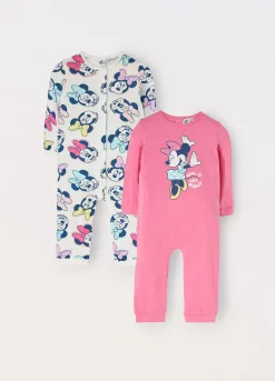 Blukids Pack 2 tutine pigiama Minnie in puro cotone neonata- Pigiami | Multipack