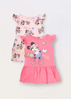 Blukids Pack 2 vestiti in jersey di puro cotone neonata- Vestitini | Multipack