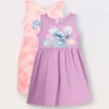 Blukids Pack 2 vestiti in jersey di puro cotone bambina- Vestiti | Multipack