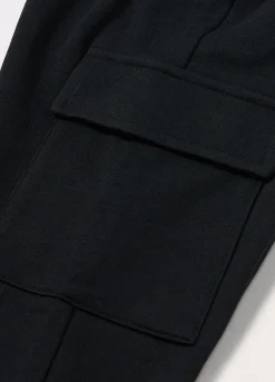 Blukids Pantaloni cargo in french terry di puro cotone bambina- Pantaloni