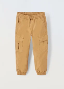 Blukids Pantaloni cargo in puro cotone bambino-Bambino Pantaloni