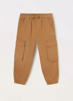Blukids Pantaloni cargo in puro cotone bambino-Bambino Pantaloni