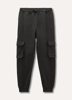 Blukids Pantaloni cargo in puro cotone ragazzo- Pantaloni