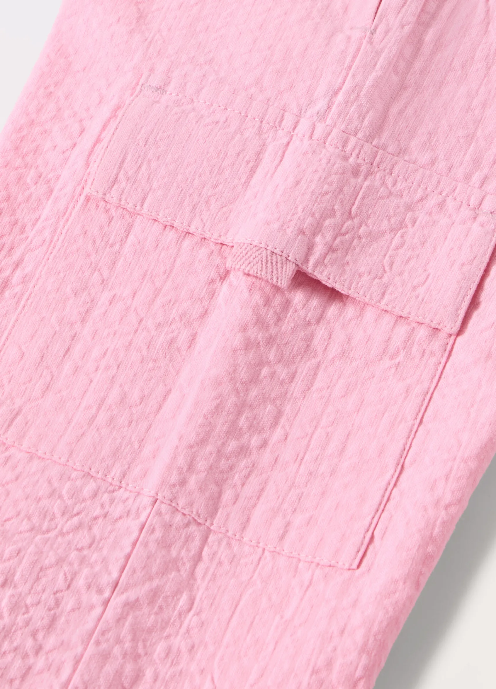 Blukids Pantaloni cargo in puro cotone neonata- Pantaloni