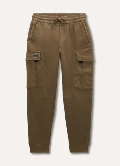 Blukids Pantaloni cargo terry ragazzo- Pantaloni