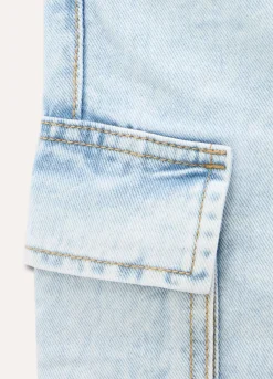 Blukids Pantaloni cargo wide leg bambino-Bambino Pantaloni