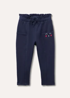 Blukids Pantaloni in cotone stretch neonata- Pantaloni