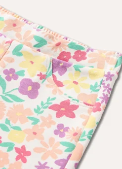 Blukids Pantaloni in cotone stretch neonata- Pantaloni