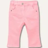 Blukids Pantaloni in denim di cotone stretch neonata- Jeans