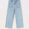 Blukids Pantaloni in denim di cotone stretch bambina- Jeans