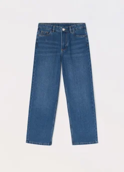 Blukids Pantaloni in denim di misto cotone ragazza- Jeans