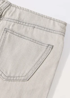 Blukids Pantaloni in denim di misto cotone ragazza- Pantaloni