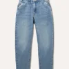 Blukids Pantaloni in denim di puro cotone con arriccio ragazza- Jeans
