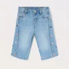Blukids Pantaloni in denim di puro cotone neonata- Jeans