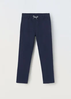 Blukids Pantaloni in misto lino bambino-Bambino Pantaloni
