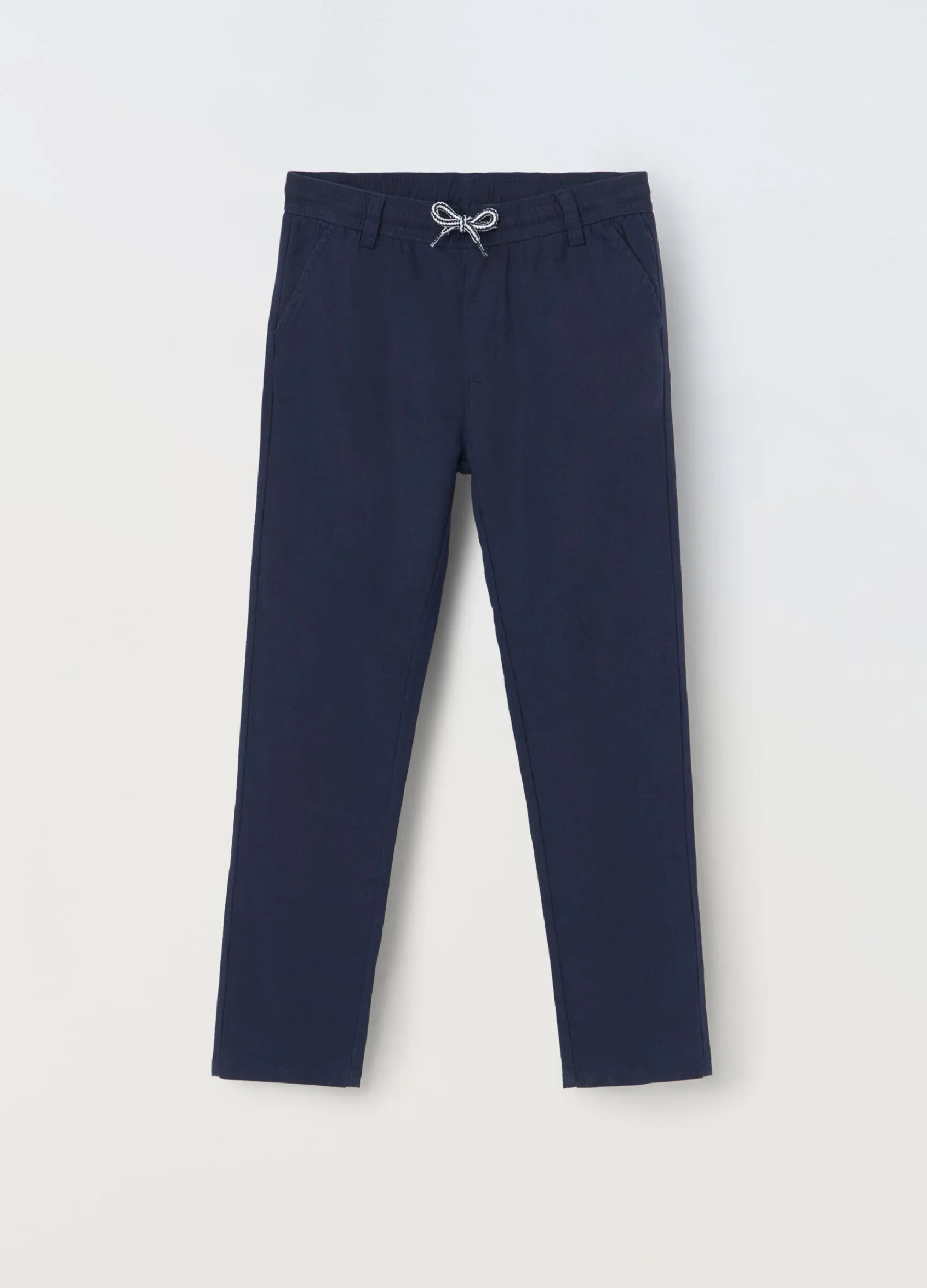 Blukids Pantaloni in misto lino bambino-Bambino Pantaloni