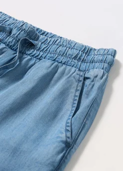 Blukids Pantaloni in pura lyocell ragazza- Pantaloni