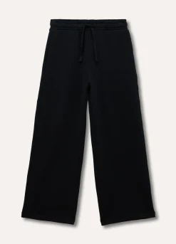 Blukids Pantaloni in puro cotone wide leg ragazza- Pantaloni