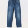 Blukids Pantaloni in stretch denim di misto cotone ragazzo- Jeans