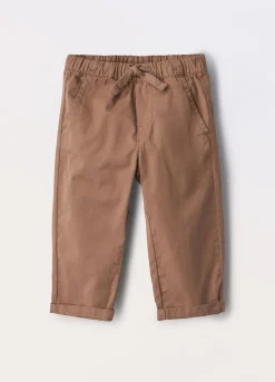 Blukids Pantaloni in twill di puro cotone neonato- Pantaloni