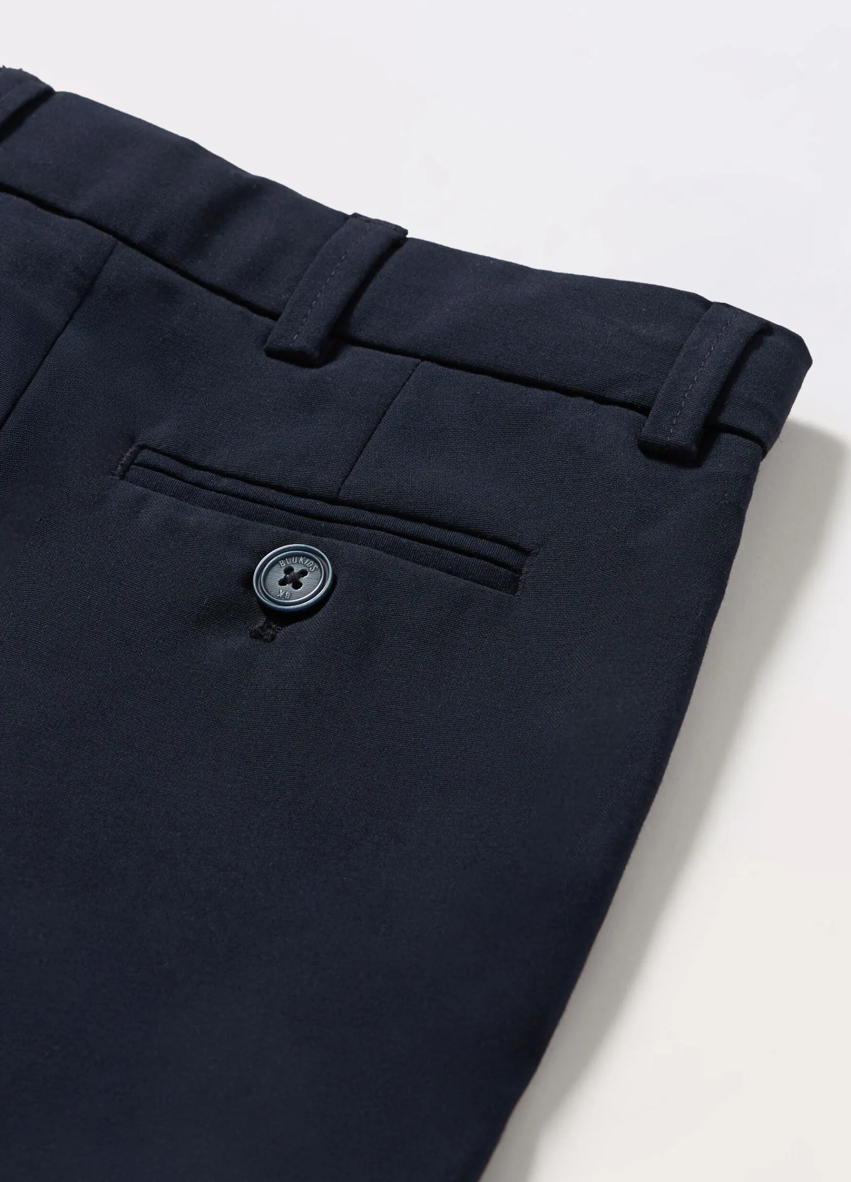 Blukids Pantaloni misto lana bambino-Bambino Pantaloni
