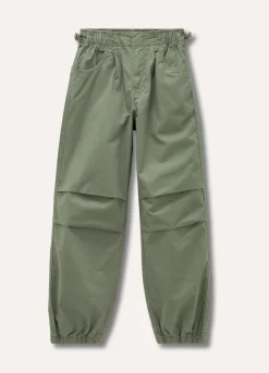 Blukids Pantaloni parachute in puro cotone ragazza- Pantaloni