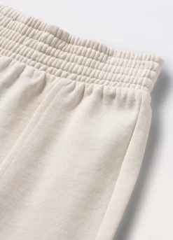 Blukids Pantaloni wide leg in french terry di puro cotone bambina- Pantaloni