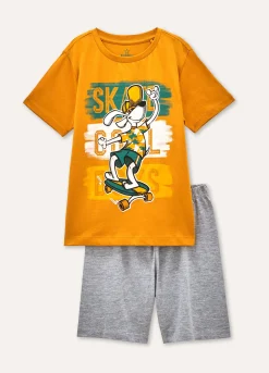 Blukids Pigiama corto in cotone bambino-Bambino Pigiami