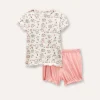Blukids Pigiama corto in puro cotone neonata- Pigiami