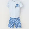 Blukids Pigiama corto in puro cotone ragazzo- Pigiami