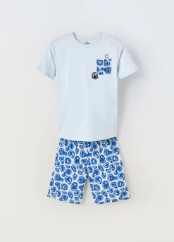 Blukids Pigiama corto in puro cotone ragazzo- Pigiami