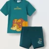 Blukids Pigiama corto in puro cotone neonato- Pigiami